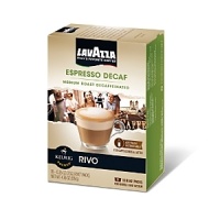 Espresso decaf features a balanced flavor with gently sweet aromas of grape and dried fruit and a satisfying, smooth finish.