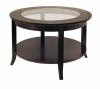 Winsome Wood Round Coffee Table, Espresso