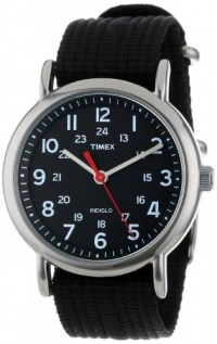 Timex Men's T2N647 Weekender Black Slip Thru Nylon Strap Watch Timex Men's T2N647 Weekender Black Slip Thru Nylon Strap Watch