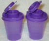 Tupperware Personal Salt and pepper Set (Colors Vary From Purple to Pink)