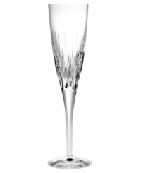 Coupling a modern silhouette and designer's touch, the Fete flute from Monique Lhuillier promises a brilliant toast at every occasion. Vertical cuts extend from stem to bowl in glistening crystal. Coupling a modern silhouette and designer's touch, the Fete flute from Monique Lhuillier promises a brilliant toast at every occasion. Vertical cuts extend from stem to bowl in glistening crystal.