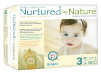 Nurtured by Nature Environmentally-Sensitive Diapers, Jumbo Size 3, 124 Count Nurtured by Nature Environmentally-Sensitive Diapers, Jumbo Size 3, 124 Count