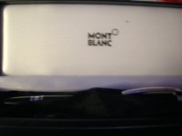 Mont Blanc Starwalker Black Resin Rollerball / Fineliner Pen Mont Blanc Starwalker Black Resin Rollerball / Fineliner Pen