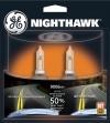 GE 9006NH/BP2 Nighthawk Headlight Bulbs (Low-Beam) - Pack of 2