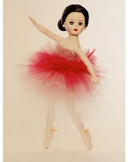 Adapted from American Ballet Theatre's production of The Nutcracker, this graceful ballerina is dressed for the lovely Waltz of the Flowers section.10 cloth dollDressed in a short, layered tulle tutu and satin toe shoesRecommended for ages 3 and upImported