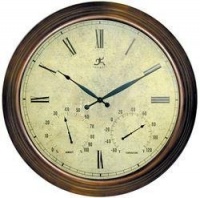 Brawny - Indoor/Outdoor Metal Weather Clock Brawny - Indoor/Outdoor Metal Weather Clock