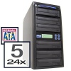 Produplicator (1 to 5 Target) SATA DVD Duplicator 24X Duplication Burner Drive Copier Tower Replication Recorder + Free Nero Multimedia Suite CD/DVD Burner Software ($20 Value)