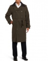 London Fog Men's Bogart Double Breasted Belted Trench Coat