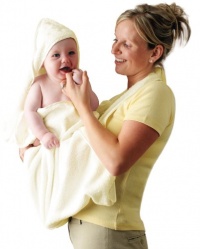 Clevamama Splash and Wrap Hooded Towel, Cream Clevamama Splash and Wrap Hooded Towel, Cream