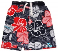 Nautica Infant/Toddler Boy's Red Hibiscus Print Pull-On Swim Trunks/Shorts/Swimwear 12-18M 2T 3T - 3 T Nautica Infant/Toddler Boy's Red Hibiscus Print Pull-On Swim Trunks/Shorts/Swimwear 12-18M 2T 3T - 3 T