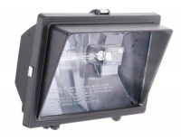 Lithonia OFL 300/500Q 120 LP BZ M6 Light Visor Flood Light with One 300-Watt and One 500-Watt Quartz Halogen Double-Ended Lamps