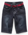 Stop short. He'll halt whatever he's doing when you show him these comfy, stylish shorts from Akademiks.