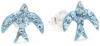 Betsey Johnson Iconic Pave Earrings  Pave Bird Stud Earrings