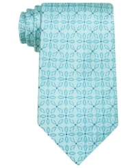 Power pattern. This tonal floral from Geoffrey Beene brings your tie collection into modern territory. Power pattern. This tonal floral from Geoffrey Beene brings your tie collection into modern territory.