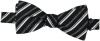 Countess Mara Men's Stripes and Dots Reversible Bow Tie