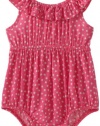 Splendid Littles Baby-girls Infant Polka Dot Romper, Confetti, 3-6 Months