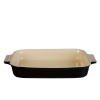 Stoneware 12 x 9.5 Rectangular Dish Color: Oynx