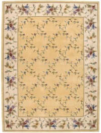Nourison Rugs Julian Collection JL52 Yellow Rectangle 3'6 x 5'6 Area Rug Nourison Rugs Julian Collection JL52 Yellow Rectangle 3'6 x 5'6 Area Rug