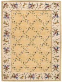 Nourison Rugs Julian Collection JL52 Yellow Rectangle 3'6 x 5'6 Area Rug