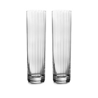 Handmade with a lovely optic finish, William Yeoward's Corinne Tall Cocktail Tumblers evoke the style and glamour of the 1920s and 1930s when the new experience of cocktails and jazz was all the rage. Handmade with a lovely optic finish, William Yeoward's Corinne Tall Cocktail Tumblers evoke the style and glamour of the 1920s and 1930s when the new experience of cocktails and jazz was all the rage.