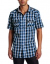 Marc Ecko Cut & Sew Men's Tricolor Gingham Shirt