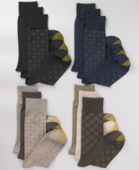 Crafted with antimicrobial nylon, this convenient 3 pack of Gold Toe socks will keep your feet fresh, odor free and in style all at once. Crafted with antimicrobial nylon, this convenient 3 pack of Gold Toe socks will keep your feet fresh, odor free and in style all at once.