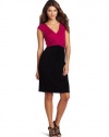 Karen Kane Women's Color Block Tuck Dress