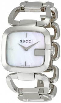 Gucci G Mother of Pearl Dial Stainless Steel Ladies Watch YA125404 Gucci G Mother of Pearl Dial Stainless Steel Ladies Watch YA125404