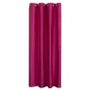 Stylemaster Tribeca 56 by 95-Inch Faux Silk Grommet Panel, Fuchsia