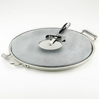 Transform your oven into an old-world brick hearth with the new Pizza Grilling Stone Set from All-Clad Metalcrafters. The set comes complete with a round pizza stone, stainless serving tray and large pizza cutter. Perfect for baking flatbreads, pizzas and quesadillas. Transform your oven into an old-world brick hearth with the new Pizza Grilling Stone Set from All-Clad Metalcrafters. The set comes complete with a round pizza stone, stainless serving tray and large pizza cutter. Perfect for baking flatbreads, pizzas and quesadillas.