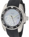 Invicta Women's 0487 Angel Collection Cubic Zirconia Accented Polyurethane Watch