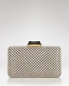 Mini bags are a major trend -- work it with this herringbone style from KOTUR. A haute hand-held, this bag adds a tiny touch of texture to every evening look.