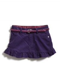 GUESS Kids Girls Belted Beverly Shorts, PURPLE (4) GUESS Kids Girls Belted Beverly Shorts, PURPLE (4)