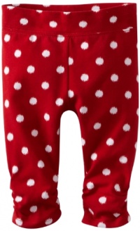 Hartstrings Baby-Girls Infant Capri Legging, Polka Dot Print, 12 Months