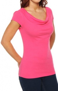 Three Dots Women's Cap Sleeve Cowl Neck Top Three Dots Women's Cap Sleeve Cowl Neck Top