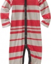 Splendid Littles Baby-girls Infant Maritime Stripe Romper, Red Canyon/Grey, 12-18 Months