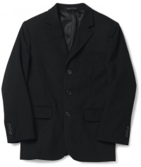 Calvin Klein Boys 8-20 Bi-Stretch Blazer, Black, 16 Calvin Klein Boys 8-20 Bi-Stretch Blazer, Black, 16