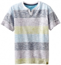 Calvin Klein Boys 8-20 Short Sleeve Henley Tee, Purple, Large Calvin Klein Boys 8-20 Short Sleeve Henley Tee, Purple, Large