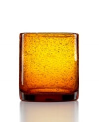 The eye-catching Iris double old-fashioned glass makes a big impact in any setting with a rich amber hue and tiny bubbles trapped in dishwasher-safe glass. From Artland. The eye-catching Iris double old-fashioned glass makes a big impact in any setting with a rich amber hue and tiny bubbles trapped in dishwasher-safe glass. From Artland.