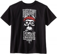 Dc Apparel - Kids Boys 8-20 Skully Straight Shirt, Black, X-Large Dc Apparel - Kids Boys 8-20 Skully Straight Shirt, Black, X-Large