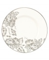 L by Lenox takes the lead with the magnificent Floral Waltz accent plates. Lacy botanicals shine and sashay on white bone china while a band of polished platinum adds a most-graceful finish. (Clearance)