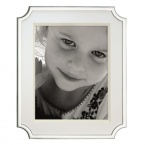 Always look your best. Simply timeless, the Sullivan Street picture frame by kate spade features narrow silver-plated trim with pretty architectural detail and a white mat that flatters any photo.