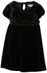 Hartstrings Girls 2-6X Toddler Stretch Knit Velvet Dress, Black, 2T Hartstrings Girls 2-6X Toddler Stretch Knit Velvet Dress, Black, 2T