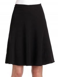 THE LOOKNarrow waistbandFront geometric seam detailsFlared silhouetteSide zip closureBack geometric seam detailsTHE FITAbout 23 longTHE MATERIAL95% polyester/5% spandexFully linedCARE & ORIGINDry cleanMade in ItalyModel shown is 5'10½ (179cm) wearing US size 4. THE LOOKNarrow waistbandFront geometric seam detailsFlared silhouetteSide zip closureBack geometric seam detailsTHE FITAbout 23 longTHE MATERIAL95% polyester/5% spandexFully linedCARE & ORIGINDry cleanMade in ItalyModel shown is 5'10½ (179cm) wearing US size 4.