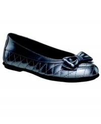 Light and dainty. She can slip into these ballet flats from Stride Rite for a style that ill keep her light on her feet. Light and dainty. She can slip into these ballet flats from Stride Rite for a style that ill keep her light on her feet.