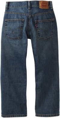 Levi's Boys 8-20 550 Relaxed Fit Jean , CLEAN CROSSHATCH, 12 Regular