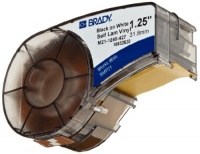 Brady M21-1250-427 14' Length, 1.25 Width, B-427 Self-Laminating Vinyl, Black On White/Translucent Color BMP 21 Mobile Printer Label Brady M21-1250-427 14' Length, 1.25 Width, B-427 Self-Laminating Vinyl, Black On White/Translucent Color BMP 21 Mobile Printer Label