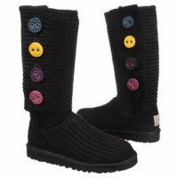 Kids UGG Australia Cardy II Boots Black 10 Kids UGG Australia Cardy II Boots Black 10