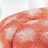 Amidst minimalist, exotic or vintage-inspired decor, this DIANE von FURSTENBERG king duvet cover fits right in with a contemporary organic print atop a cheery grenadine field. Amidst minimalist, exotic or vintage-inspired decor, this DIANE von FURSTENBERG king duvet cover fits right in with a contemporary organic print atop a cheery grenadine field.