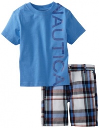 Nautica Boys 2-7 2 Piece Nautvert Short Set, Dragonfly, 4T Nautica Boys 2-7 2 Piece Nautvert Short Set, Dragonfly, 4T